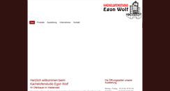 Desktop Screenshot of kachelofen-wolf.de